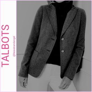 Talbots Classic Shetland Blazer - Black Confetti
